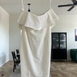 Vera and Lucy White Strapless Dress